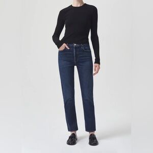 AGOLDE Riley Jeans Sz 31 Dark Rinse
